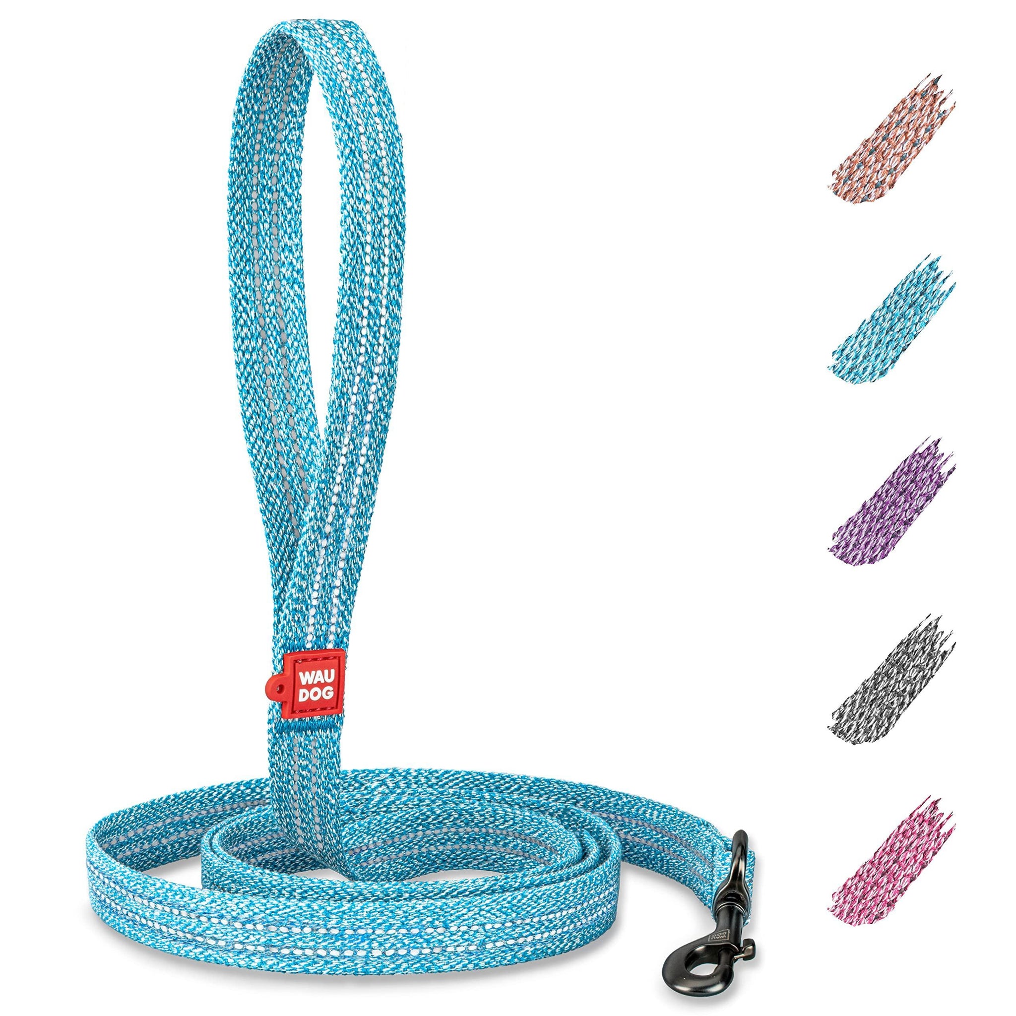 Recycled Cotton Dog Leash - 6 Ft & 10 Ft Eco-Friendly Collar